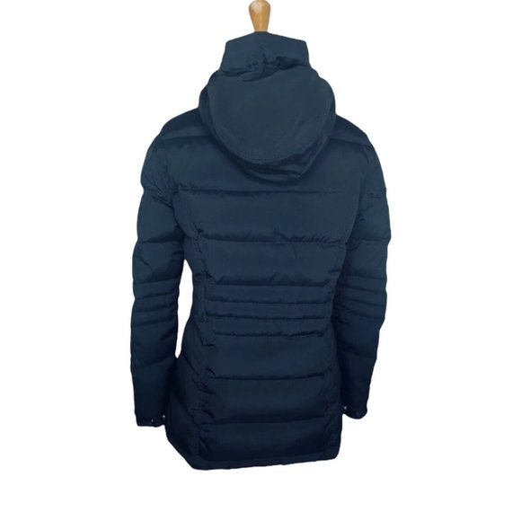 Tommy Hilfiger Pamela Puffer Down Jacket With Removable Faux Fur Collar Black S - Picture 4 of 12